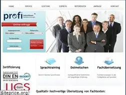 Sites similar to profifachuebersetzungen.de