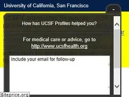 Sites similar to profiles.ucsf.edu