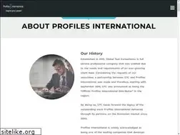 Sites similar to profilesinternational.ro