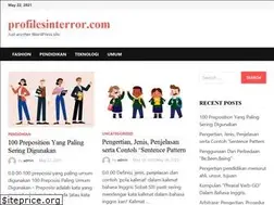 Sites similar to profilesinterror.com
