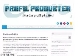 Sites similar to profilprodukterna.se