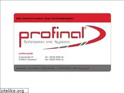 Sites similar to profinal-schmierstoffe.de