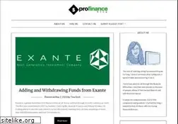 Sites similar to profinanceblog.com