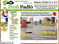 Sites similar to profipadlosopron.hu