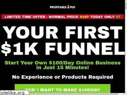 Sites similar to profitableplr.com