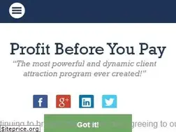Sites similar to profitbeforeyoupay.com