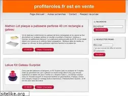 Sites similar to profiteroles.fr