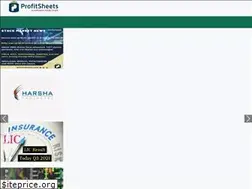 Sites similar to profitsheets.com