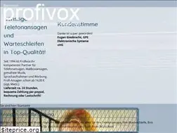 Sites similar to profivox.de