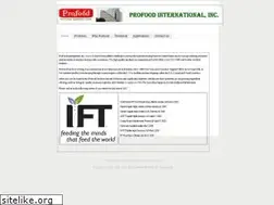 Sites similar to profoodinternational.com