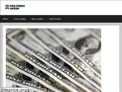 Sites similar to proforexunion.com