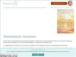 Sites similar to proformaclinic.se