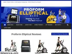 Sites similar to proformellipticalblog.com