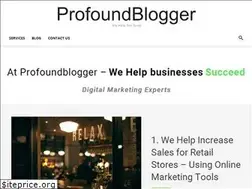 Sites similar to profoundblogger.com