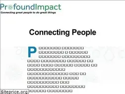 Sites similar to profoundimpact.com