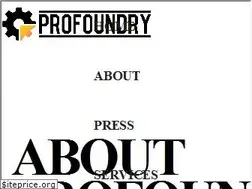 Sites similar to profoundry.co