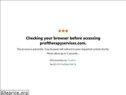 Sites similar to proftherapyservices.com