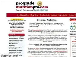 Sites similar to progradenutritionpro.com