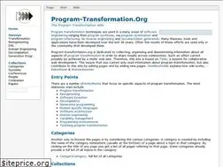 Sites similar to program-transformation.org