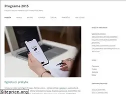 Sites similar to programa2015.lt