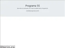 Sites similar to programa5s.com.br