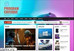 Sites similar to programcritique.com
