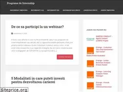 Sites similar to programedeinternship.ro