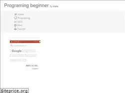Sites similar to programingbeginer.biz