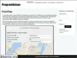 Sites similar to programkalauz.hu