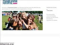 Sites similar to programme-festival.com