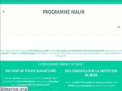 Sites similar to programme-malin.com