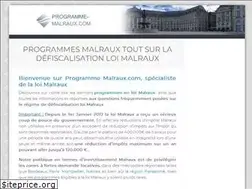 Sites similar to programme-malraux.com