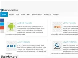Sites similar to programmerguru.com