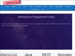 Sites similar to programmertoday.com