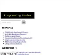 Sites similar to programming-review.com