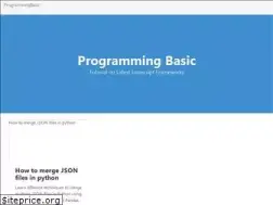 Sites similar to programmingbasic.com