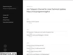Sites similar to programmingdive.com