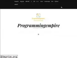 Sites similar to programmingempire.com