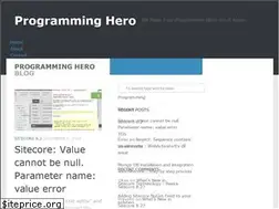Sites similar to programminghero.com