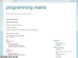 Sites similar to programmingmatrix.blogspot.com