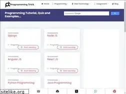 Sites similar to programmingtrick.com