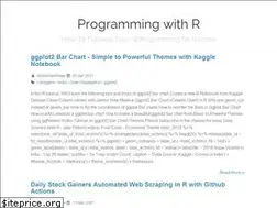 Sites similar to programmingwithr.com