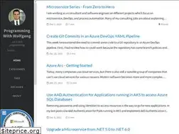 Sites similar to programmingwithwolfgang.com