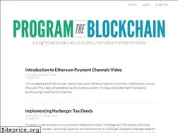 Sites similar to programtheblockchain.com