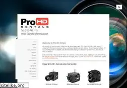 Sites similar to prohdrentals.com