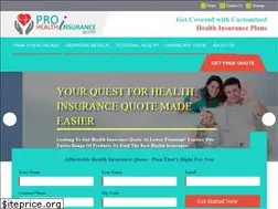 Sites similar to prohealthinsurancequote.com