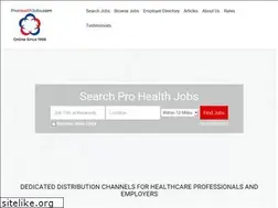 Sites similar to prohealthjobs.com