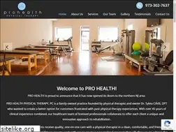 Sites similar to prohealthptnj.com