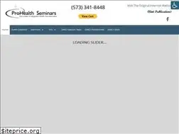 Sites similar to prohealthseminars.com