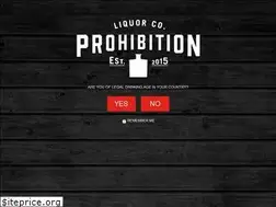 Sites similar to prohibitionliquor.co